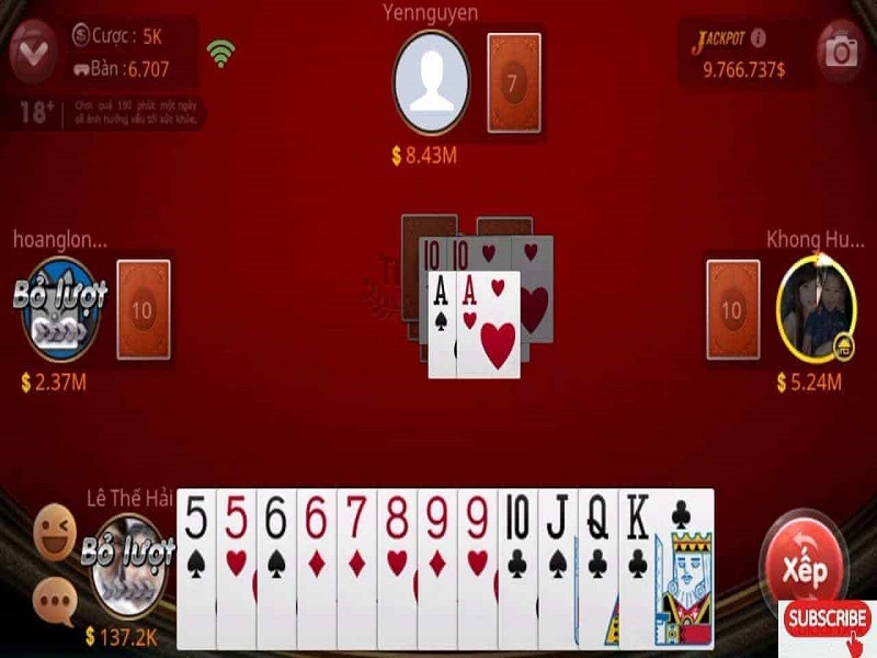 Chơi game bài đổi thưởng Tiến lên Gin Club đơn giản tại cổng game online