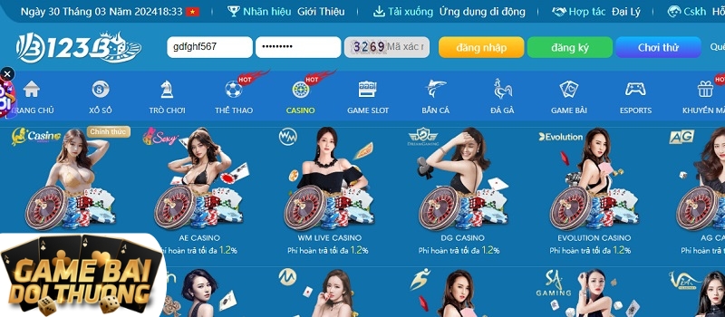 Hướng dẫn cách đăng nhập tài khoản cá cược tại nhà cái 123B